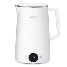 voar Mono 電熱水壺 316不鏽鋼 奶粉保溫 溫度調節 咖啡壺 電水壺 0.8L, VHEP-003WH