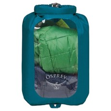 OSPREY 附透明窗透明防水袋 12L, 水岸藍