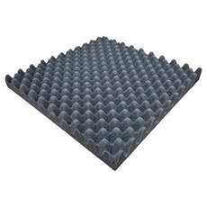 Dr. House 玄關門 DIY施工 凝膠型 防止壁紙損傷 雞蛋型 阻燃隔音墊 25 x 25 cm 50T, 1個, 炭灰色