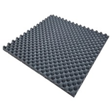 Dr. House 玄關門DIY施工 磁吸式 雞蛋型 阻燃隔音墊 吸音板 25 x 25 cm 25T, 1個, 炭灰色