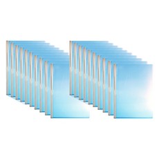 마이다스 세로형 인쇄무 민 둥근쫄대화일 A4 8mm, 청색, 20개