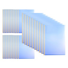 현풍 세로형 반투명 민 쫄대화일 A4 5mm, 청색, 30개