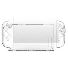 SPACE SHIELD 任天堂 Switch 2 相容 雙層保護 入門套組, 1個, 純透明版, 單一商品