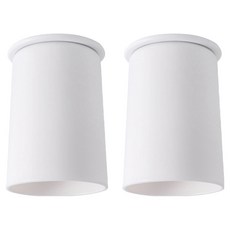 hillo 이지 스탠다드 꺼꾸리 자석 양치컵, 화이트, 2개