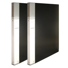 玄風 A3 20頁索引透明文件夾, 2個, 黑色