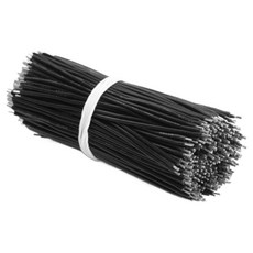 Coms 跳線 跳線電纜線束 黑色 8.5cm BU604 500入, 1個