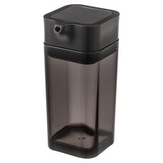 Yamazaki 山崎 AQUA可調控醬油罐 香料瓶罐/調味料瓶罐/料理瓶罐/料理配件 黑色, 1個, 80ml