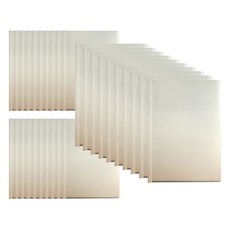 玄風 直式半透明素面抽桿文件夾 A4 5mm, 白色, 30個