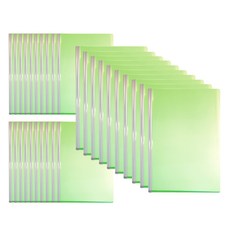 현풍 세로형 인쇄무 민 둥근쫄대화일 A4 5mm, 연두색, 30개