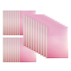 현풍 세로형 반투명 민 쫄대화일 A4 5mm, 분홍색, 30개