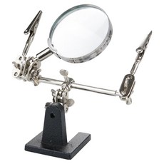 COMS 焊接輔助支架 放大鏡 2.5倍 放大鏡, 1個, BD788