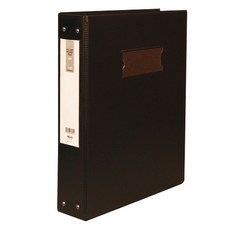 玄風 PVC 高週波資料夾 透明文件夾 A4 200p, 1個, 黑色