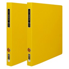 玄風 Frontier Premium 40p D型環 A4文件夾 + 貼紙組, 黃色, 2套