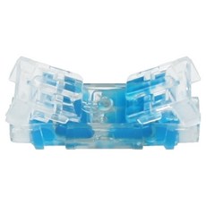 Coms 直線凝膠芯線連接器 豆豆接頭 透明凝膠型 雙2P 100入 2C UTP網路線 電話線 LAN線 延長 施工 維修作業 T0080, 1個