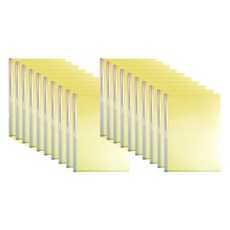 마이다스 세로형 인쇄무 민 둥근쫄대화일 A4 8mm, 노랑색, 20개