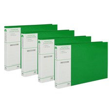 마이다스 합지 코팅 세금철 화일 A5, 녹색, 4개