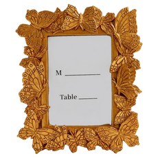 바이데 데일리 앤틱 버터 플라이 미니액자, 1개, 골드