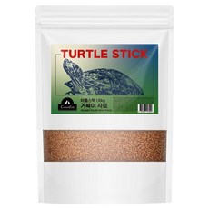 구딘 거북이 프리미엄 터틀스틱 사료, 1개, 1.5kg