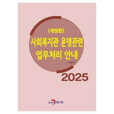 2025 사회복지관 운영관련 업무처리 안내, 진한엠앤비, 보건복지부