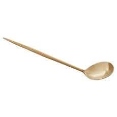 Nothyang 手打黃銅器迷你湯勺 上菜匙, 1個, 金色
