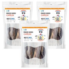 오독오독 반려동물 동결건조 간식, 열빙어, 20g, 3개