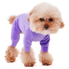 ANGEL MONSTERS 狗狗 貓咪 絲絨高領連身衣 OR004, 1個, 637 紫色