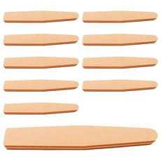 Nalli Sisters 大容量彩色指甲修整美甲銼, 10個, 橘色