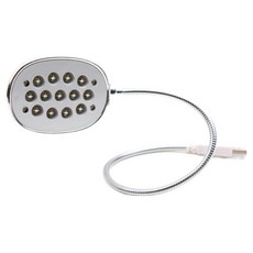 컴스 USB 램프 라인형 13LED 플렉시블 라이트 A2912, 실버