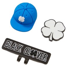 BLACK CLOVER URBAN 優質高爾夫球標記組, 1套, 藍色(帽子), 白色(幸運草)