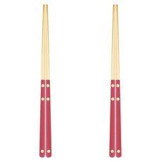 Bogen Santier 餐具筷子, 2個, 金色胭脂紅, 單品