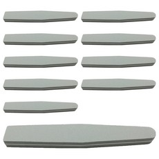 Nalli Sisters 大容量彩色指甲修整美甲銼, 10個, 灰色