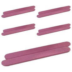 鬧麗姐妹彩色指甲整理美甲銼刀, 10個, 粉紅色