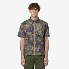 K-WAY 男款 RECONCI 圖案輕量襯衫 Y242EMI440