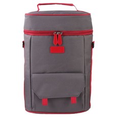 Labelloa 便攜式紅酒保冷袋, 1個, 灰色