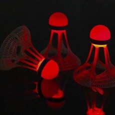 Tipping House 發光羽毛球, 紅色, 1入, 5個