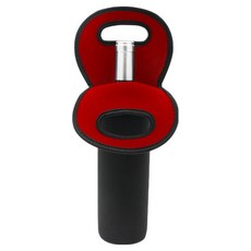 Labelloa 高級葡萄酒保護套保冷袋, 1個, 紅色