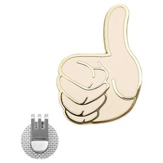 GIVOTGOLF Great 拇指讚高爾夫球標, 1個, 金色