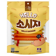 펫어스 반려동물 헬로 소시지, 혼합맛(치킨치즈/소고기/북어), 450g, 1개 혼합맛(치킨치즈/소고기/북어), 450g, 1개