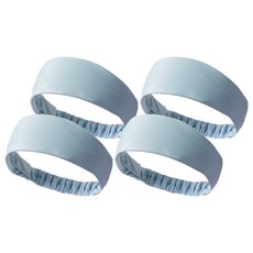 健身瑜伽髮帶, 4個, 藍色