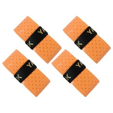 First Fit 運動球拍手柄握把布, 4個, 淺橘色