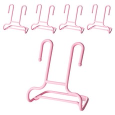 日常重點站立式收納櫃鞋架, 粉紅色, 5個