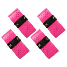 퍼스트피트 스포츠라켓 손잡이 그립테이프, 핫핑크, 4개