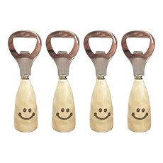 머니풀 미소 스탠드 병따개, 4개