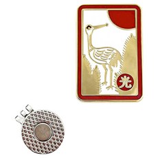 GIVOTGOLF 五光Reality高爾夫球標 + 夾子, 一光 金色, 1個