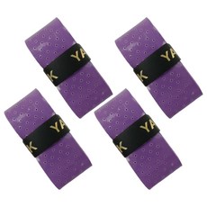 First Fit 運動球拍手柄握把布, 4個, 紫色