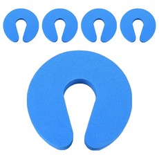 Mareve 安心防夾手門擋 10 x 9 x 1.5 cm, 藍色, 5個