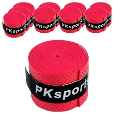 FirstFit 球拍握把帶 握把膠帶, 10個, 紅色