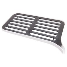 小麥購物 廚房雙層瀝水置物架 網狀 L1147, 1層, 1個, 白底黑網