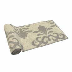 日本製 三愛繊維 絨毛皇冠廚房墊, 灰色