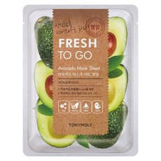 토니모리 프레쉬투 아보카도 마스크 시트, 1개